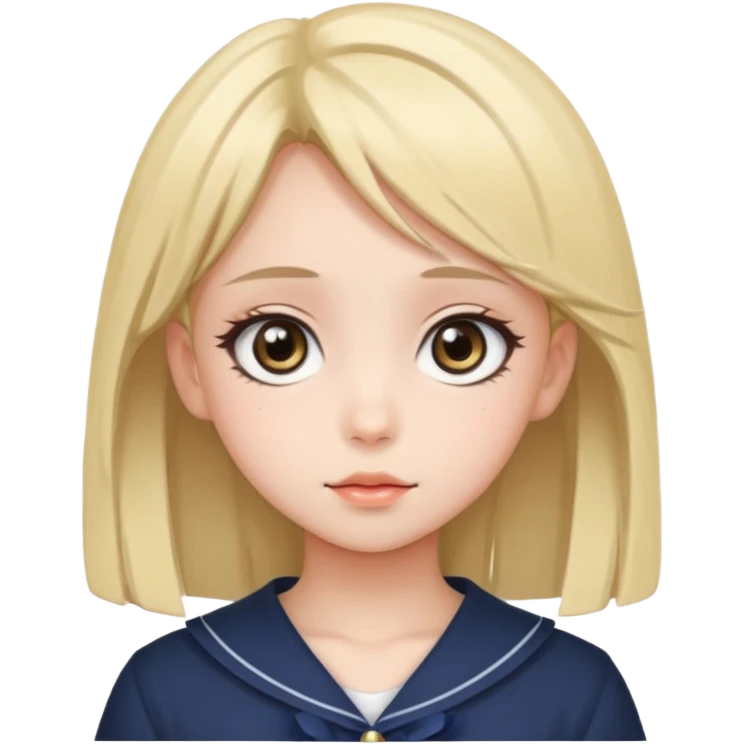 i want a anime style girl emoji