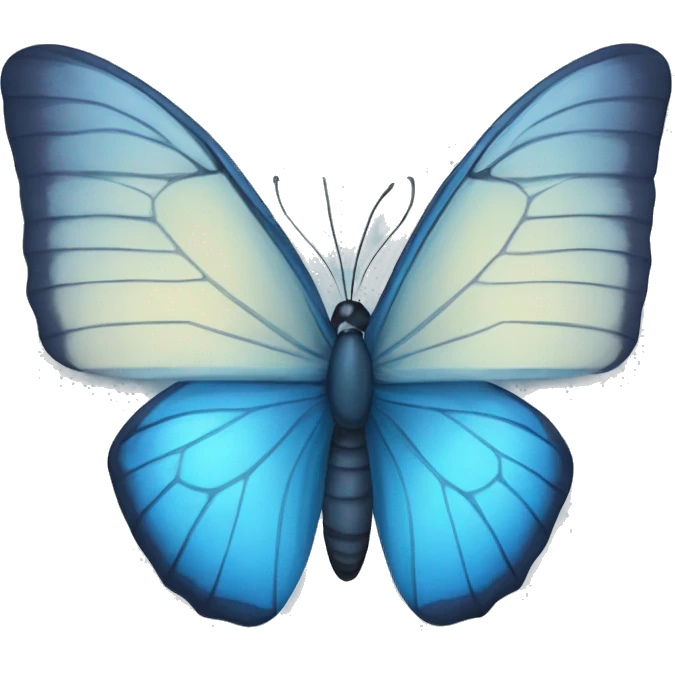 Blue butterfly  emoji