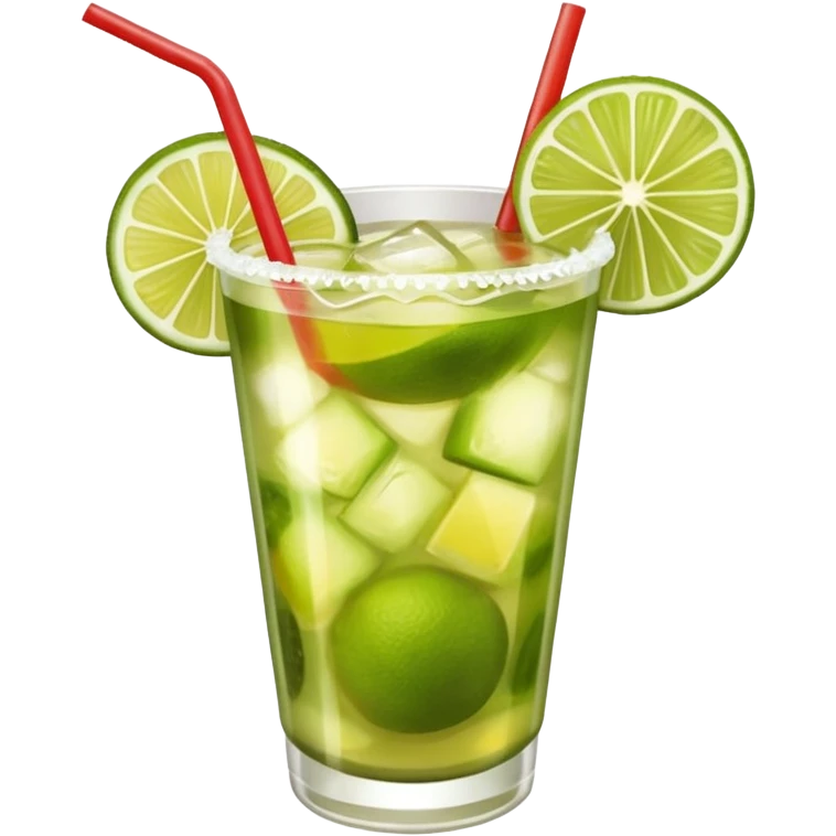 Plastic cup with beach mate from Rio de Janeiro. emoji