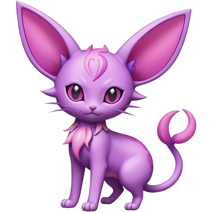 Espeon-Skitty-Fakémon-hybrid-creature (full body)  emoji