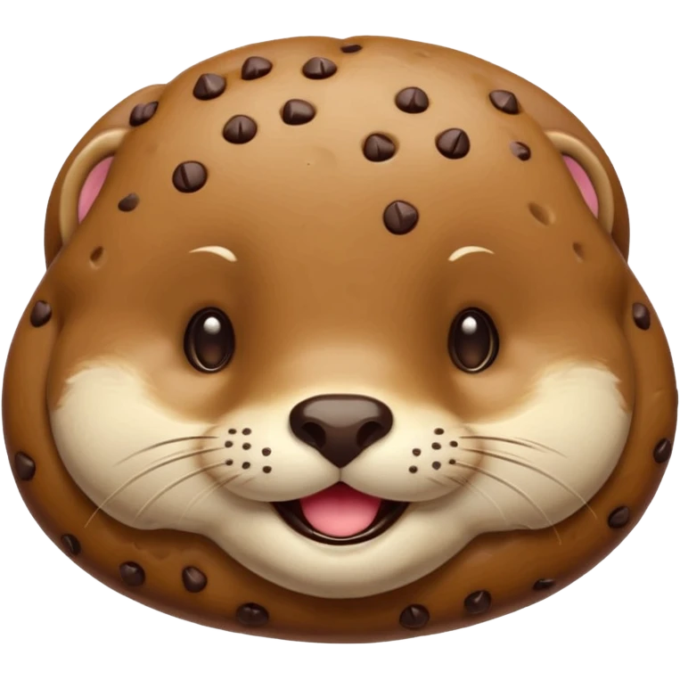 otter cookie emoji