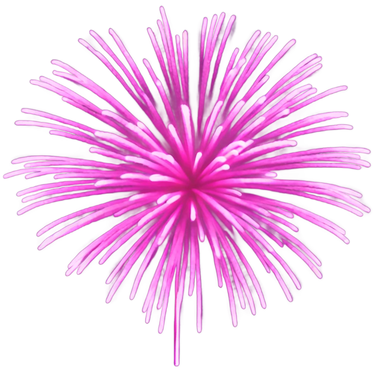 Pink fireworks  emoji