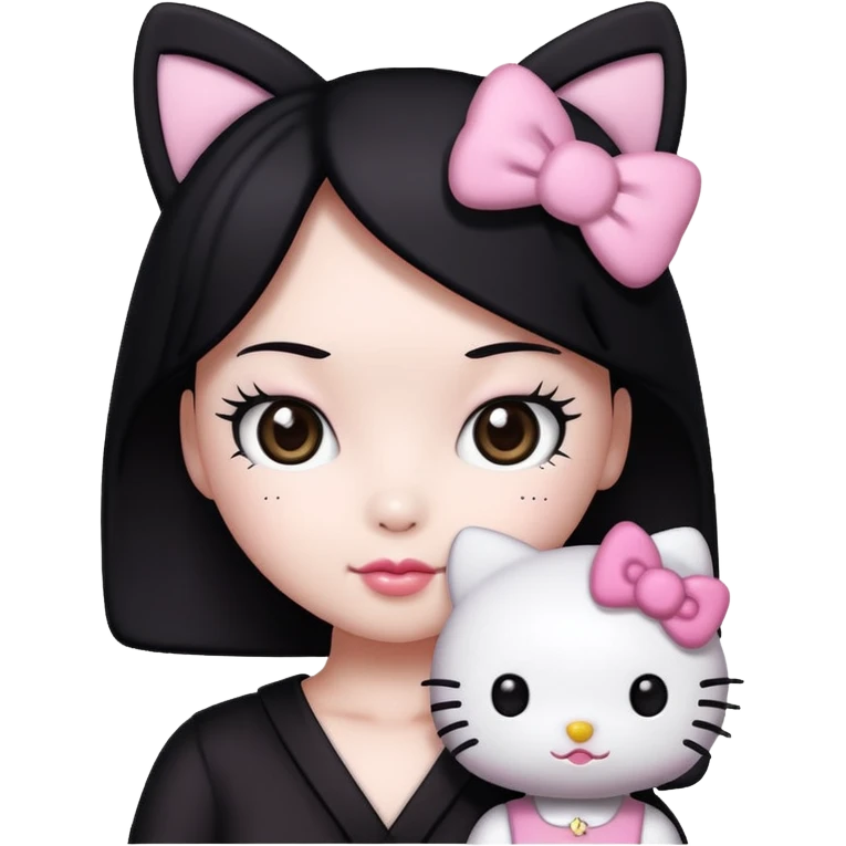 Hello kitty and kuromi emoji