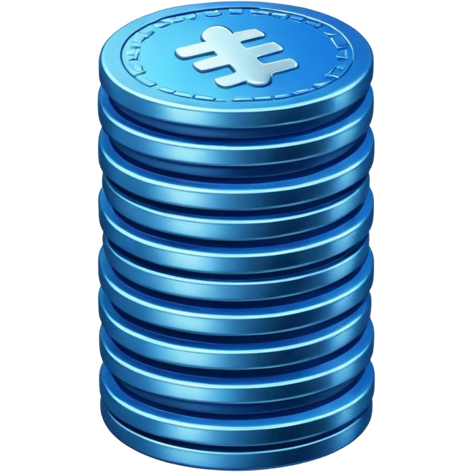 blue coins credit pack emoji
