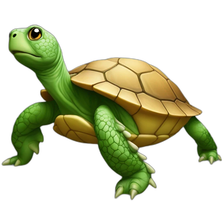 Tortue sur l’outre emoji