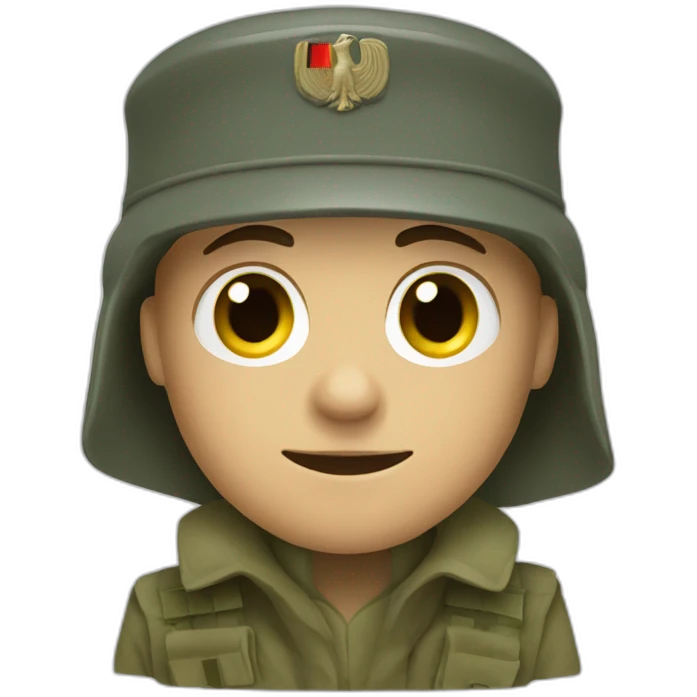 German soldier salut emoji