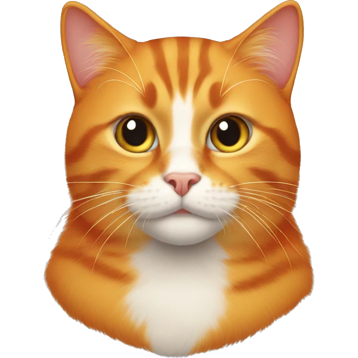 Orange cat emoji