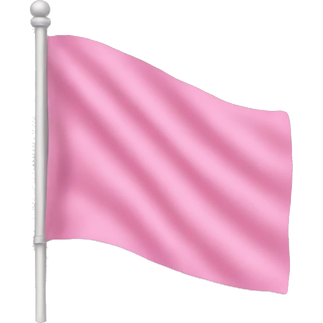 Pink flag emoji