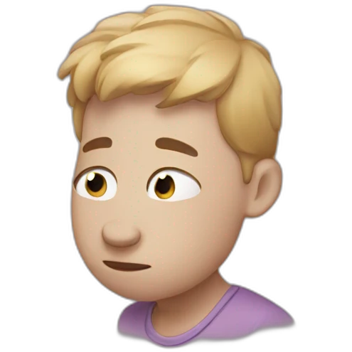 Little shy emoji