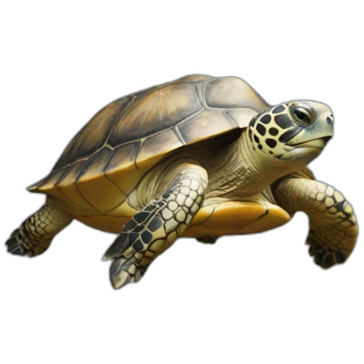 une tortue emoji