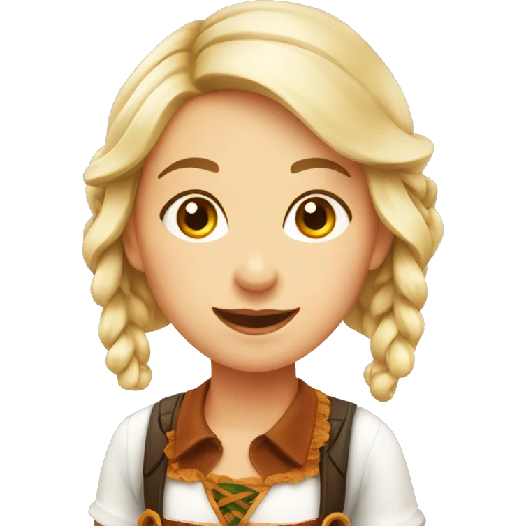 Octoberfest girl emoji