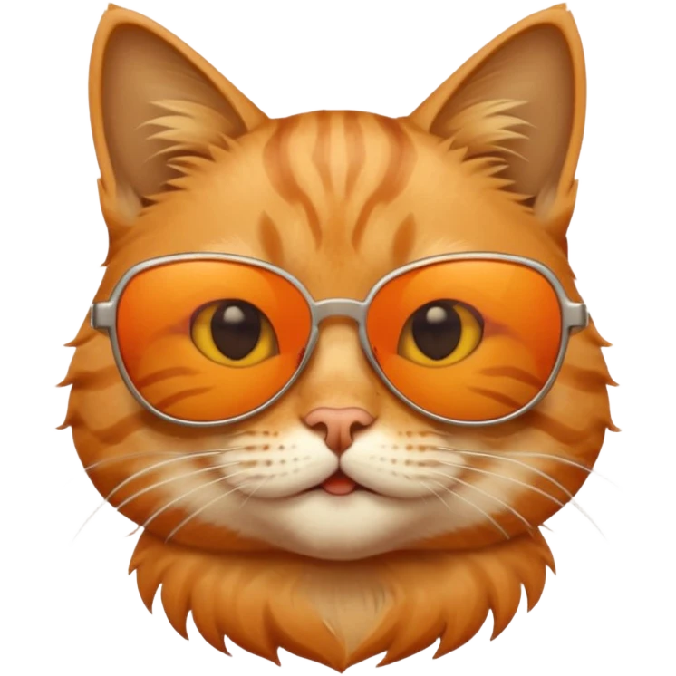 Cat wearing sunglasses emoji
