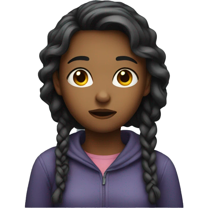 girl questioning emoji