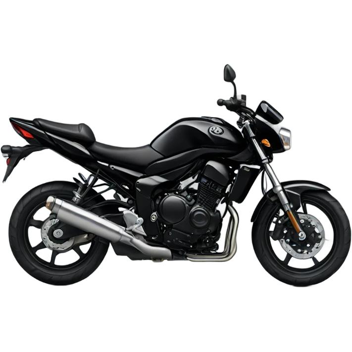 black yamaha motorcycle  emoji