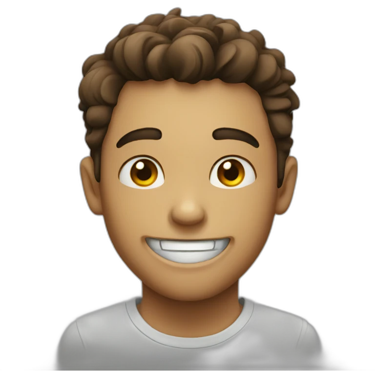 scary boy smile type emoji