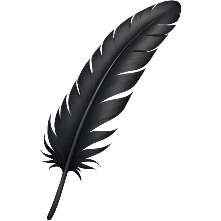 black feather emoji