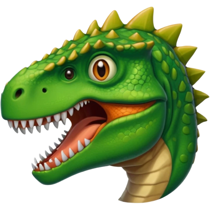dinosaur portrait emoji