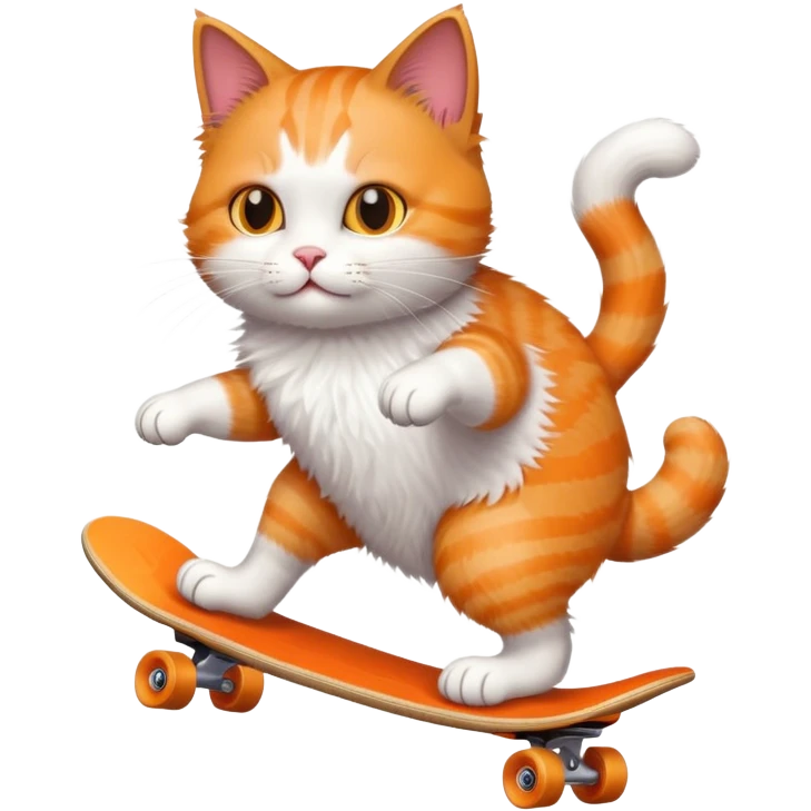 Cat on a Skateboard  emoji