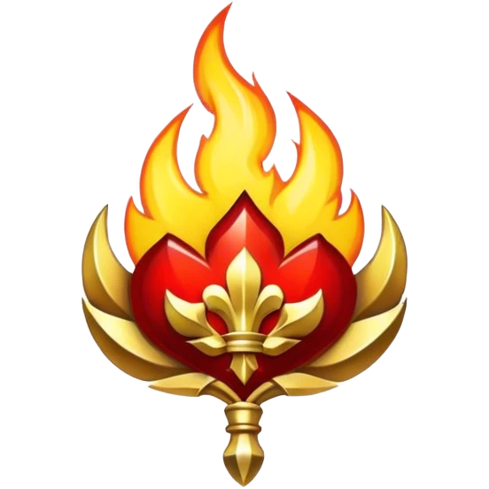 fire royal emblem emoji