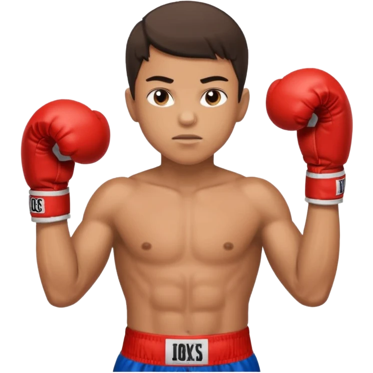 young boy professional boxer emoji