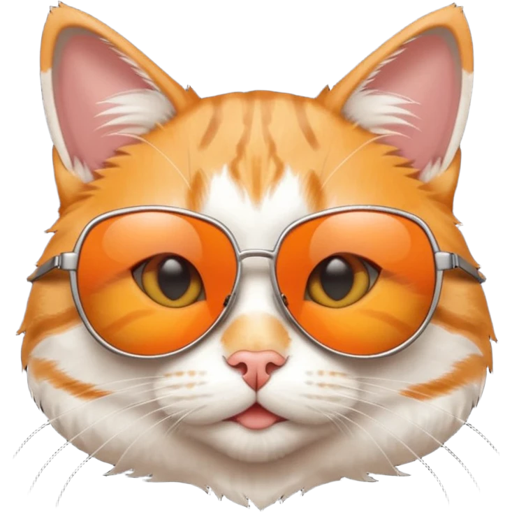 Cat wearing sunglasses emoji