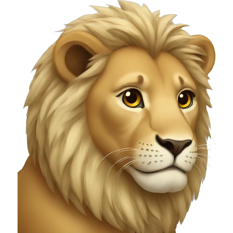 a lion pregnant emoji