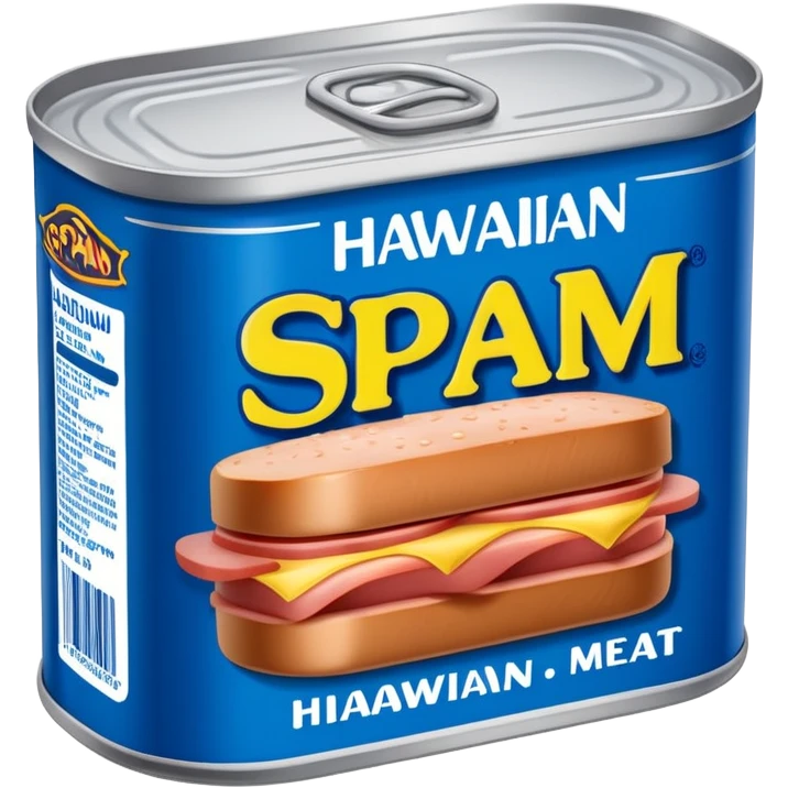 spam blue Hawaii  emoji