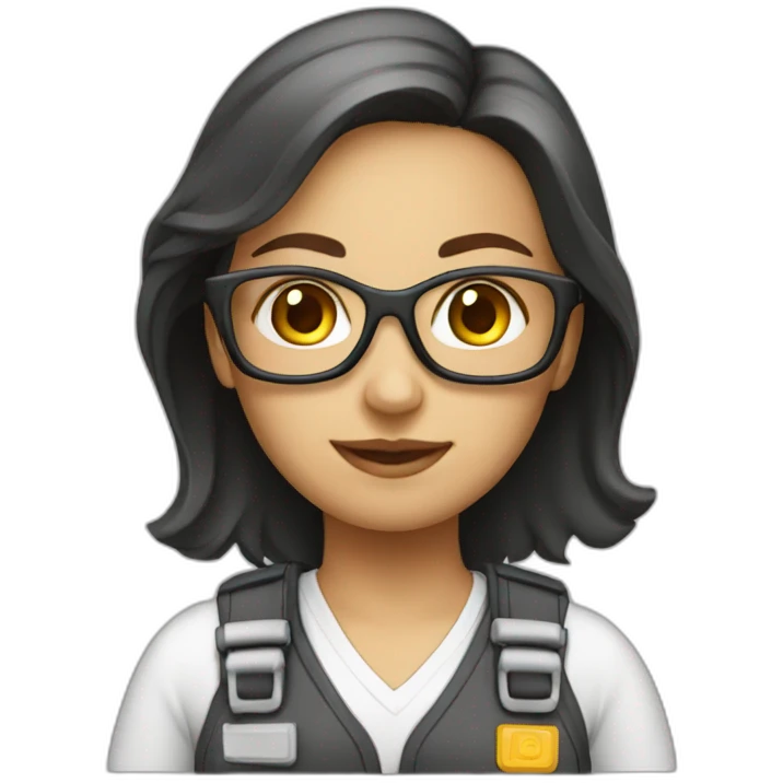girl engineer white emoji