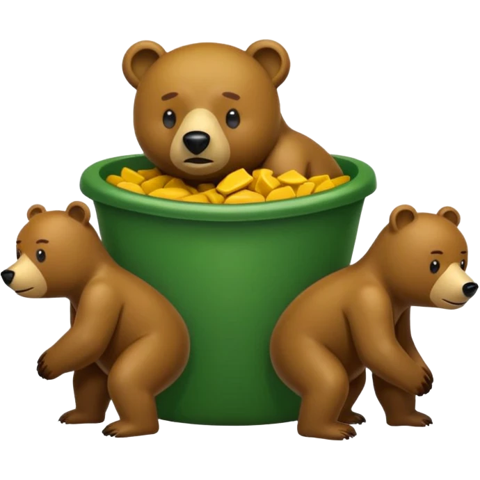 Packers pooping on bears emoji