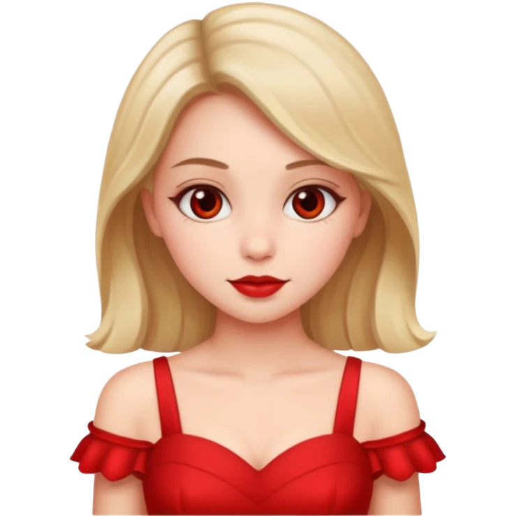 Hot dress Girl Valentine emoji