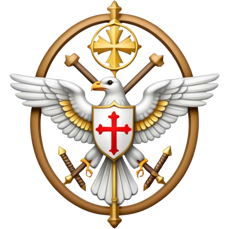 vatican emblem white emoji