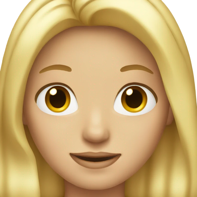 blonde hair emoji