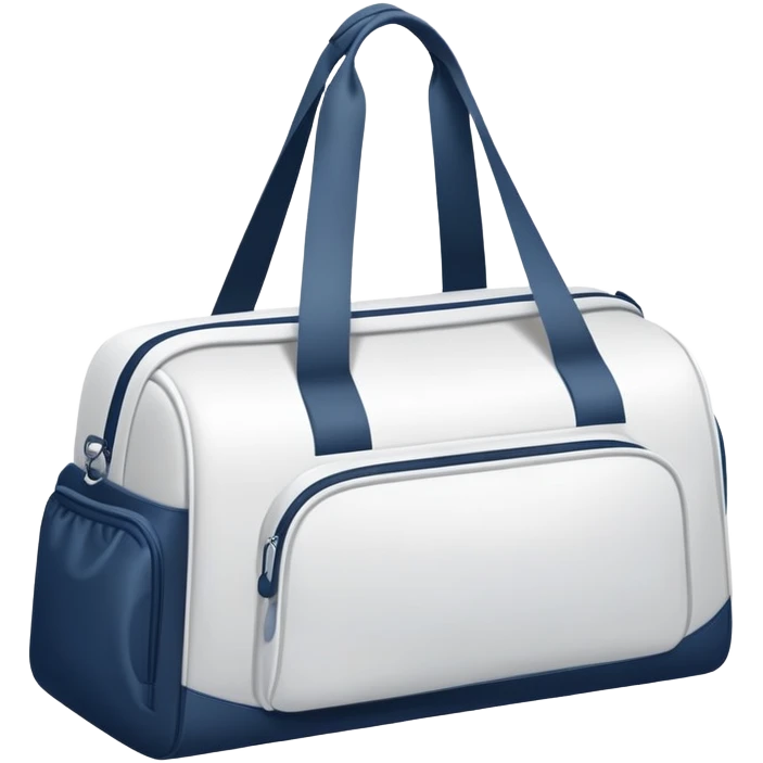 white gym bag  emoji