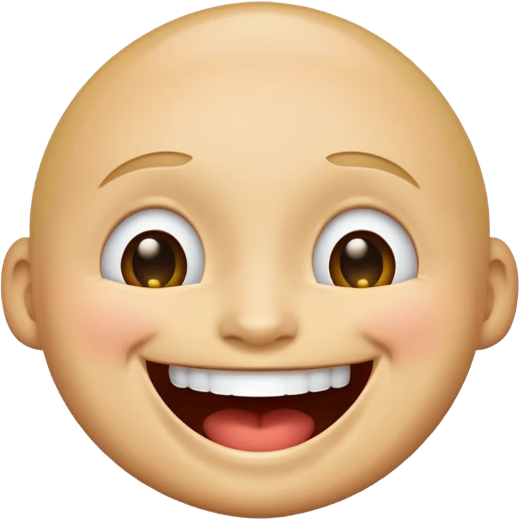 Laughing face emoji