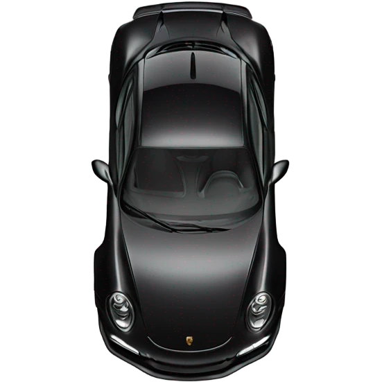 porsche gt3 rs in black color emoji