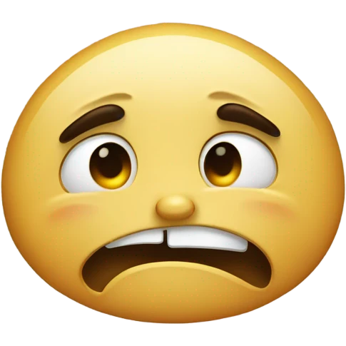 grossed out face emoji