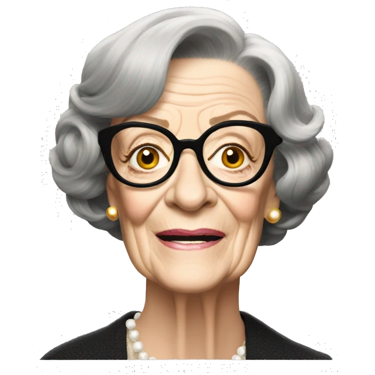 Maggie smith actress emoji