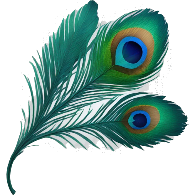 Peacock feather  emoji