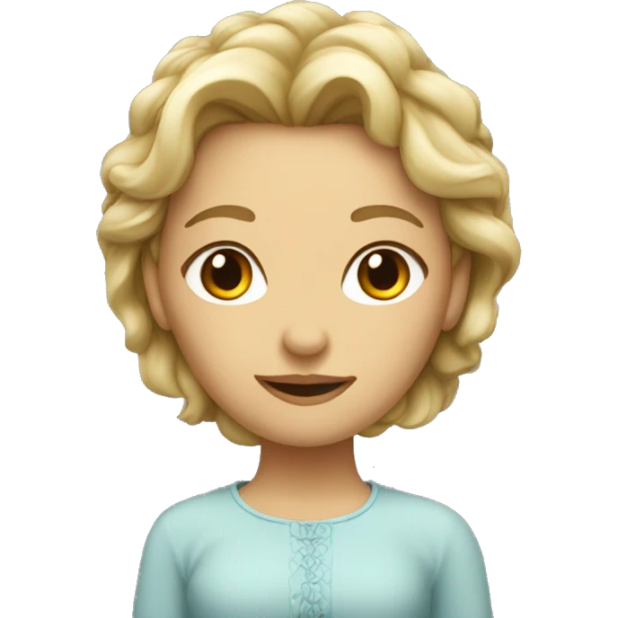 Tête de femme super contente emoji