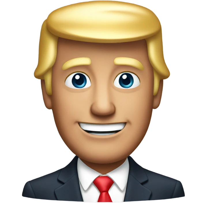 trump is smile emoji