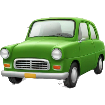 Concombre humain voiture emoji