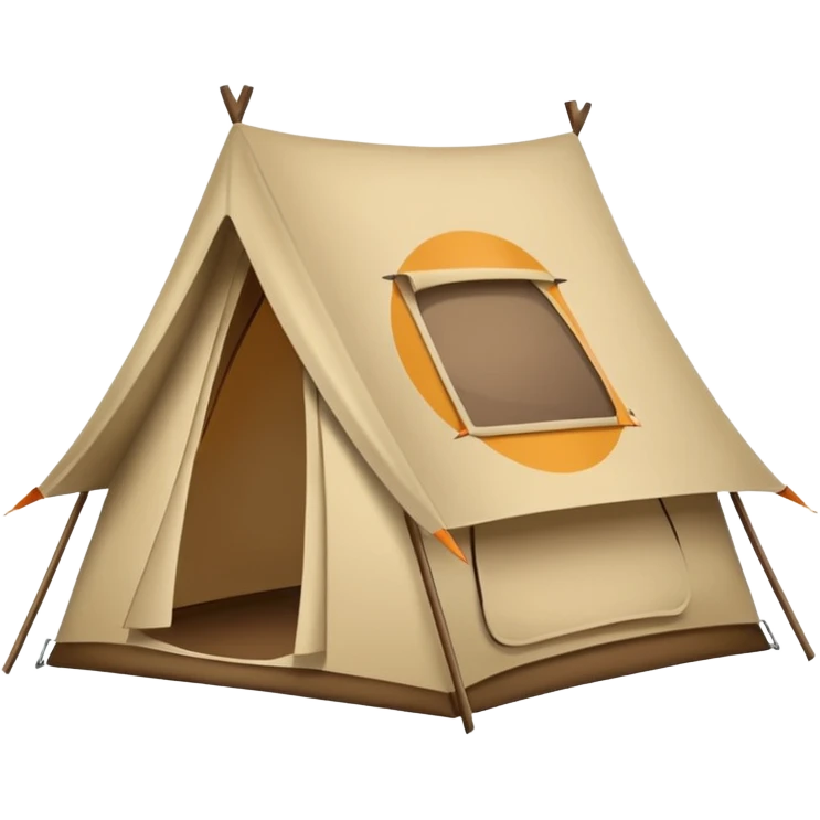 camping tent emoji