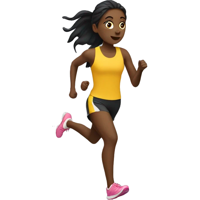 Runner girl emoji