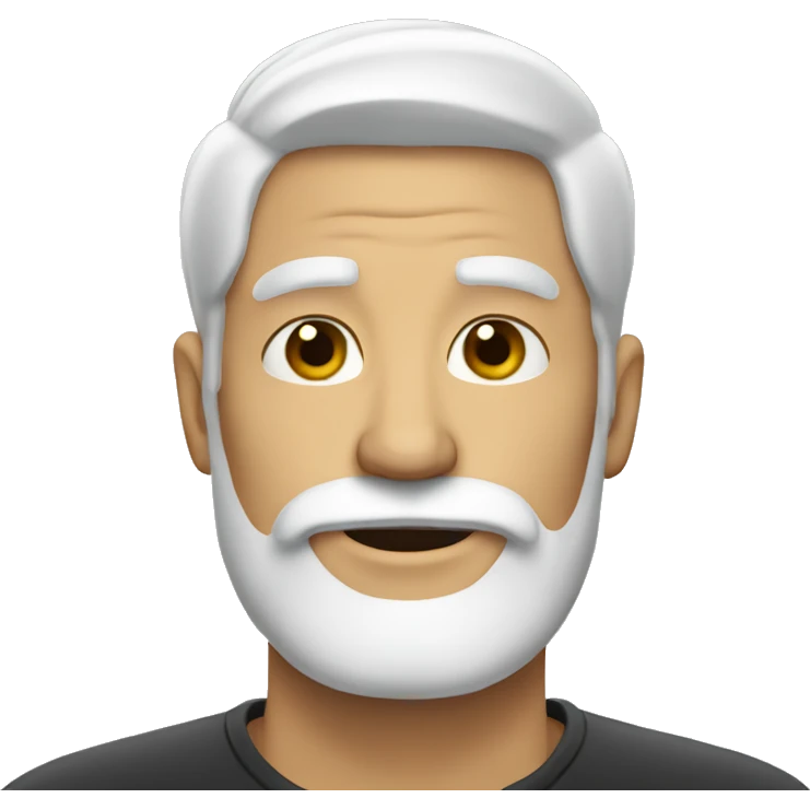 Men with white beard emoji