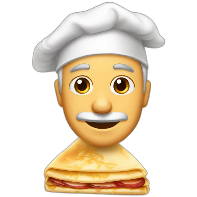 Papa crêpe emoji