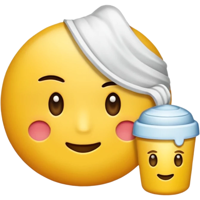 파스텔 톤의 하트 emoji