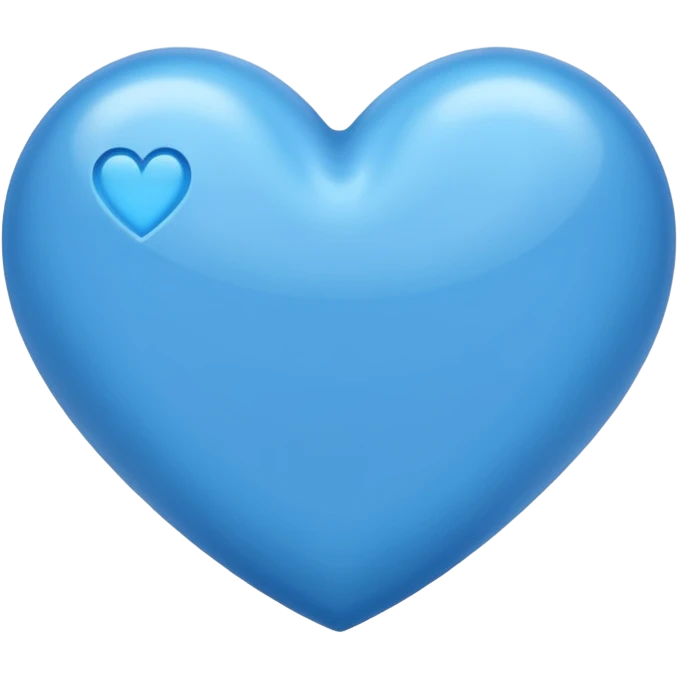 blue heart emoji