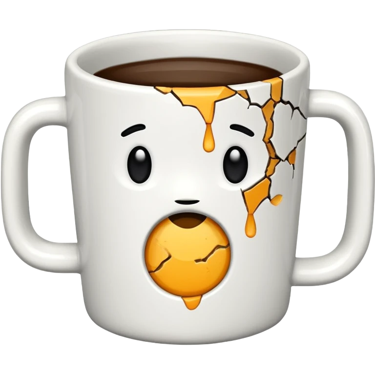 cracked mug emoji