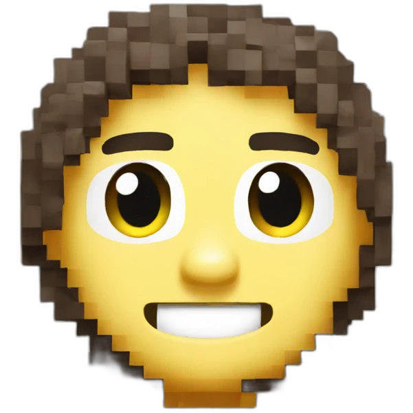 glitch pixel art emoji