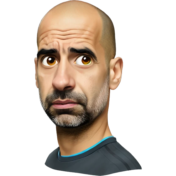 sad guardiola emoji